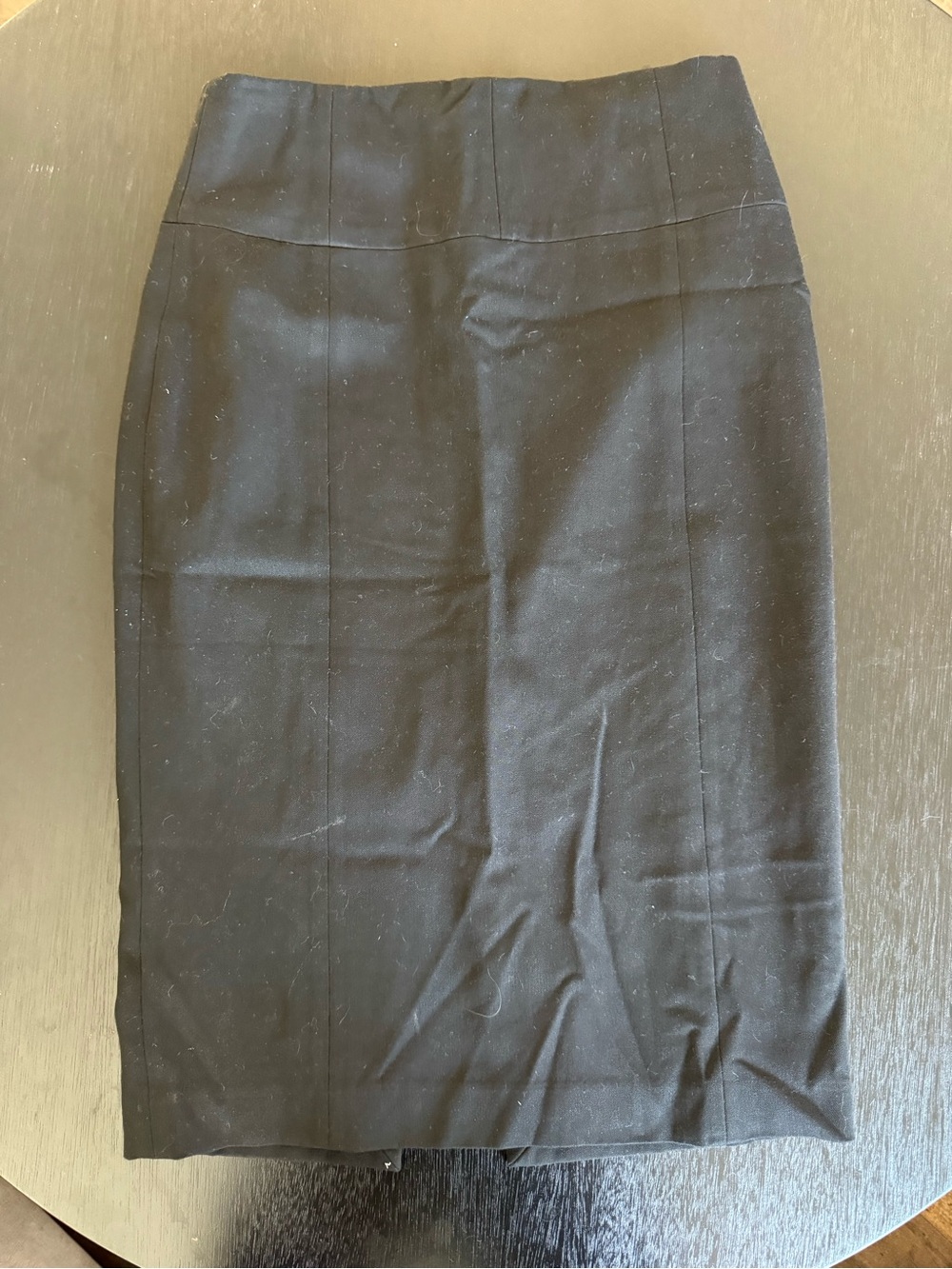 Express Black High-Waist Pencil Skirt